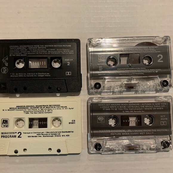 80s Soundtrack Cassette Tape Lot - Dirty Dancing, Sister Act, Harry Met Sally - Picture 4 of 7